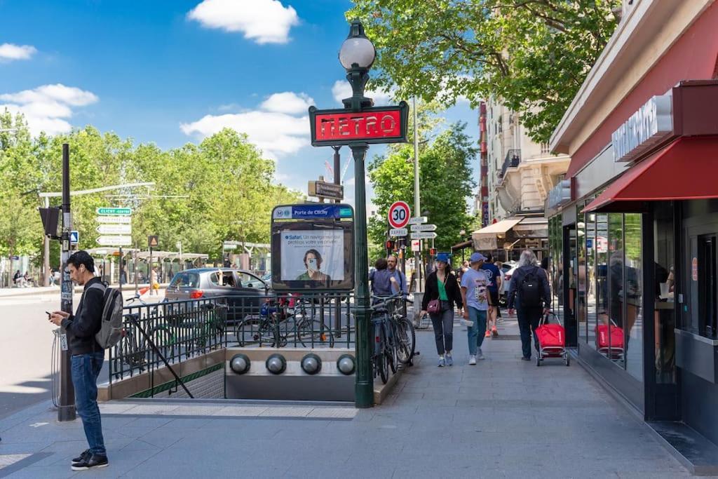 T2 Parisien- 1 Min A Pied Du Metro Ligne 13 & 14 Appartement